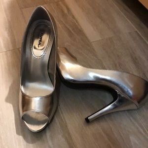 Silver heels
